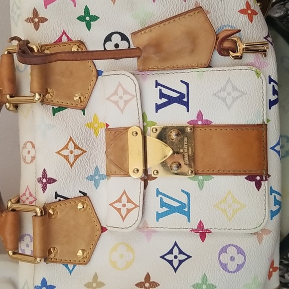 💟Louis Vuitton Takashi Murakami Speedy White/LIMITED EDITION💟 - Picture 10 of 14